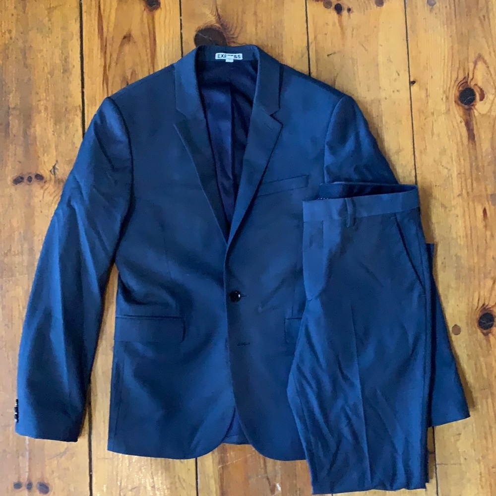 Express Men’s Navy Suit